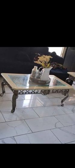 Heavy Iron Center Table 