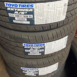 215/50R17 TOYO EXTENSA 4 New Tires $570 Installed and Balanced 50,000 Miles Warranty