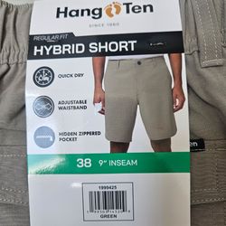 Hang Ten Hybrid Short Size 38 Green