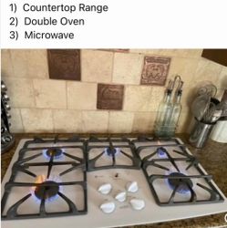 GE Profile White Kitchen Appliance Suite
