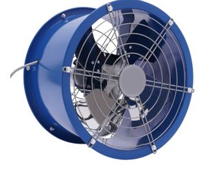 TBVECHI 16" Explosion-Proof Axial Fan - 1.5HP IP55 Aluminum Ventilation Blower for Paint Booths/Factory Workshops, 3800CFM Duct Fan with Anti-Spark Mo