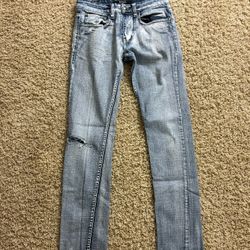 BLACK White-Washed Jeans 