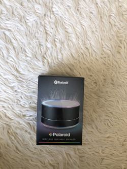 New Polaroid speaker Bluetooth wireless