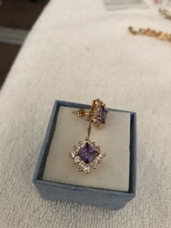 Beautiful gold plated earrings