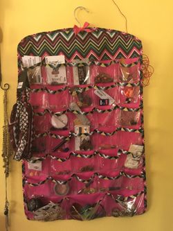 Double sided jewelry organizer