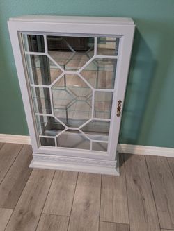 Small curio cabinet display cabinet