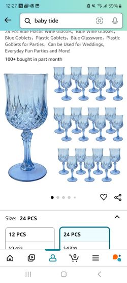 24 Piece Plastic Blue Gauntlets