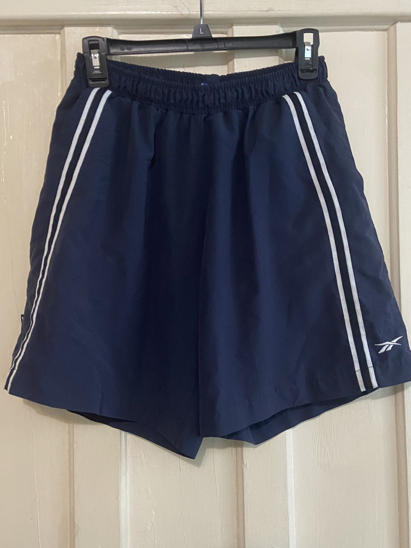 Reebok men’s navy/white trunks Medium