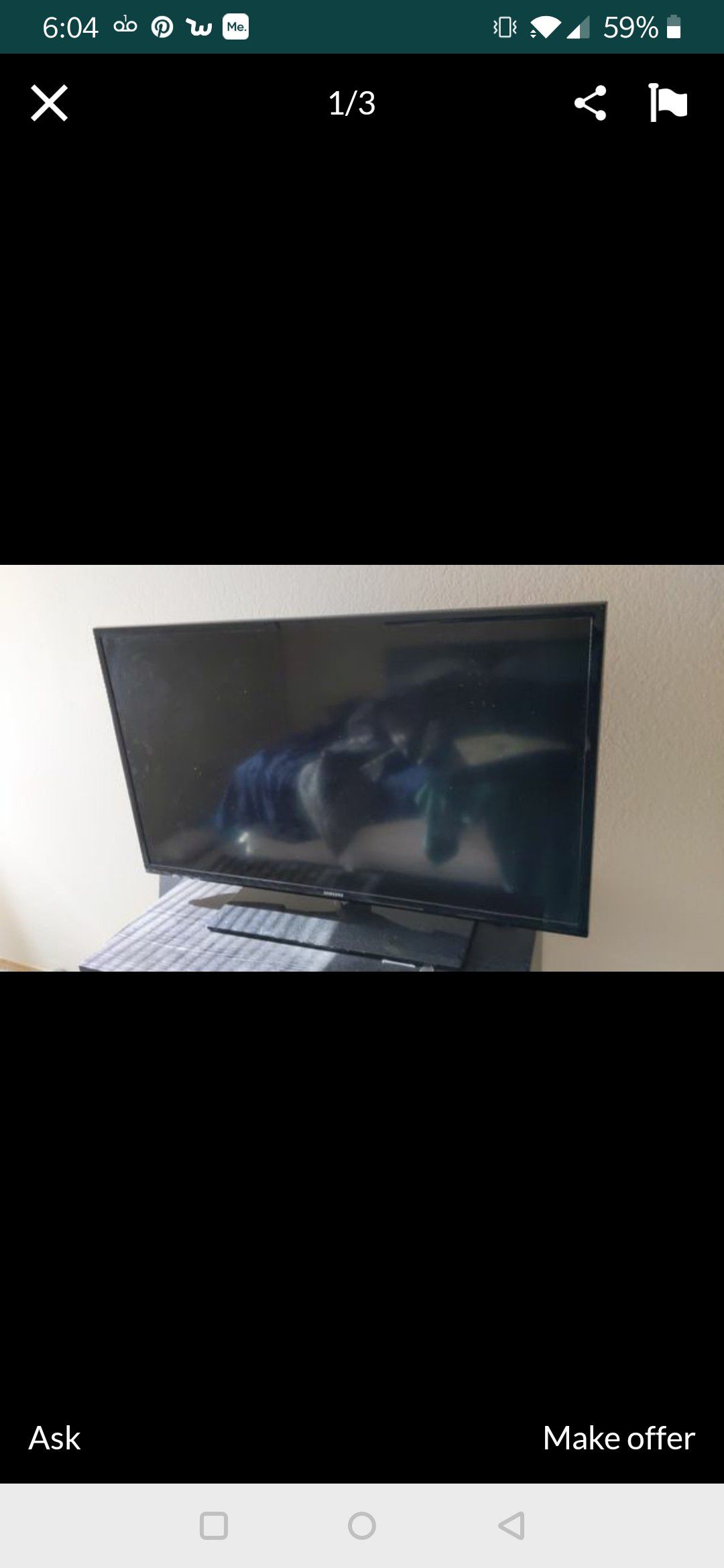 Samsung 40" inch HD TV