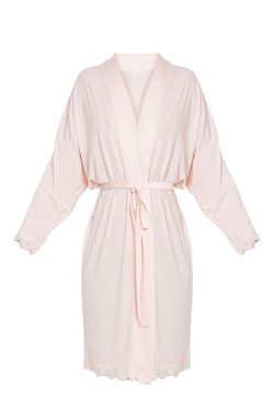 Bridesmaid Pink Nude Robe Gown