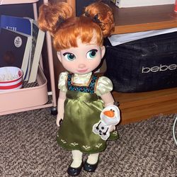 FROZEN  ANNA DOLL/COLLECTIBLE - OLAF.