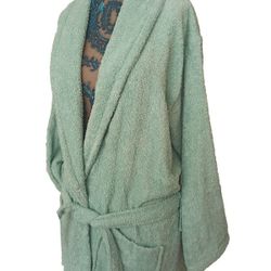 Soft and lightweigh Cotont women & men bathrobe 👉Size :XL