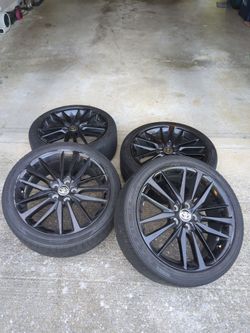 Tires and wheels
