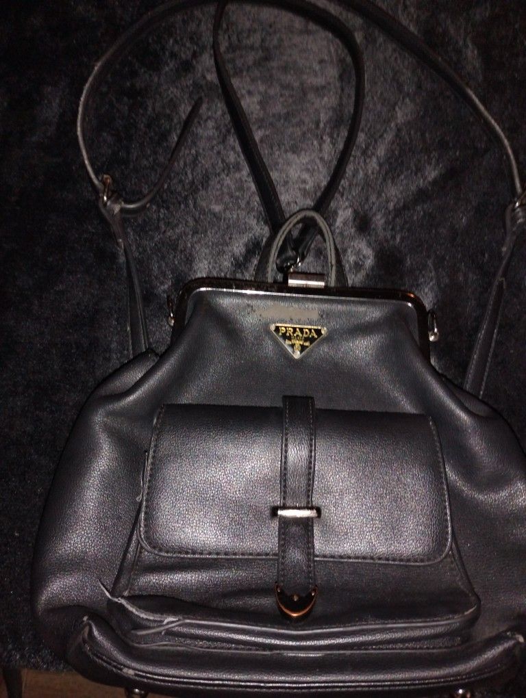 Black Prada Backpack