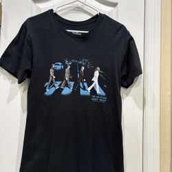 The Beatles Abbey Road Cotton T Shirt Size S Black 2018