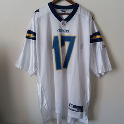 Size XXL Philip Rivers Authentic Men's Vintage Reebok Los Angeles Chargers NFL Jersey