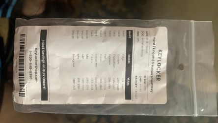 Ford / Lincoln 5 button smart key