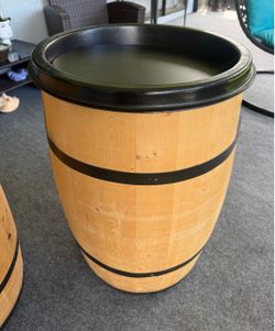 Rustic & Elegant Style! 2  Wooden Barrels 40 Gallons Each Approx