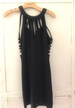 Black short dress