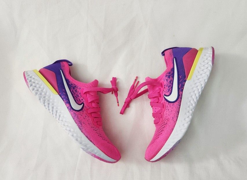 Nike Epic React Flyknit LASER FUCHSIA Multicolor CK0821 600