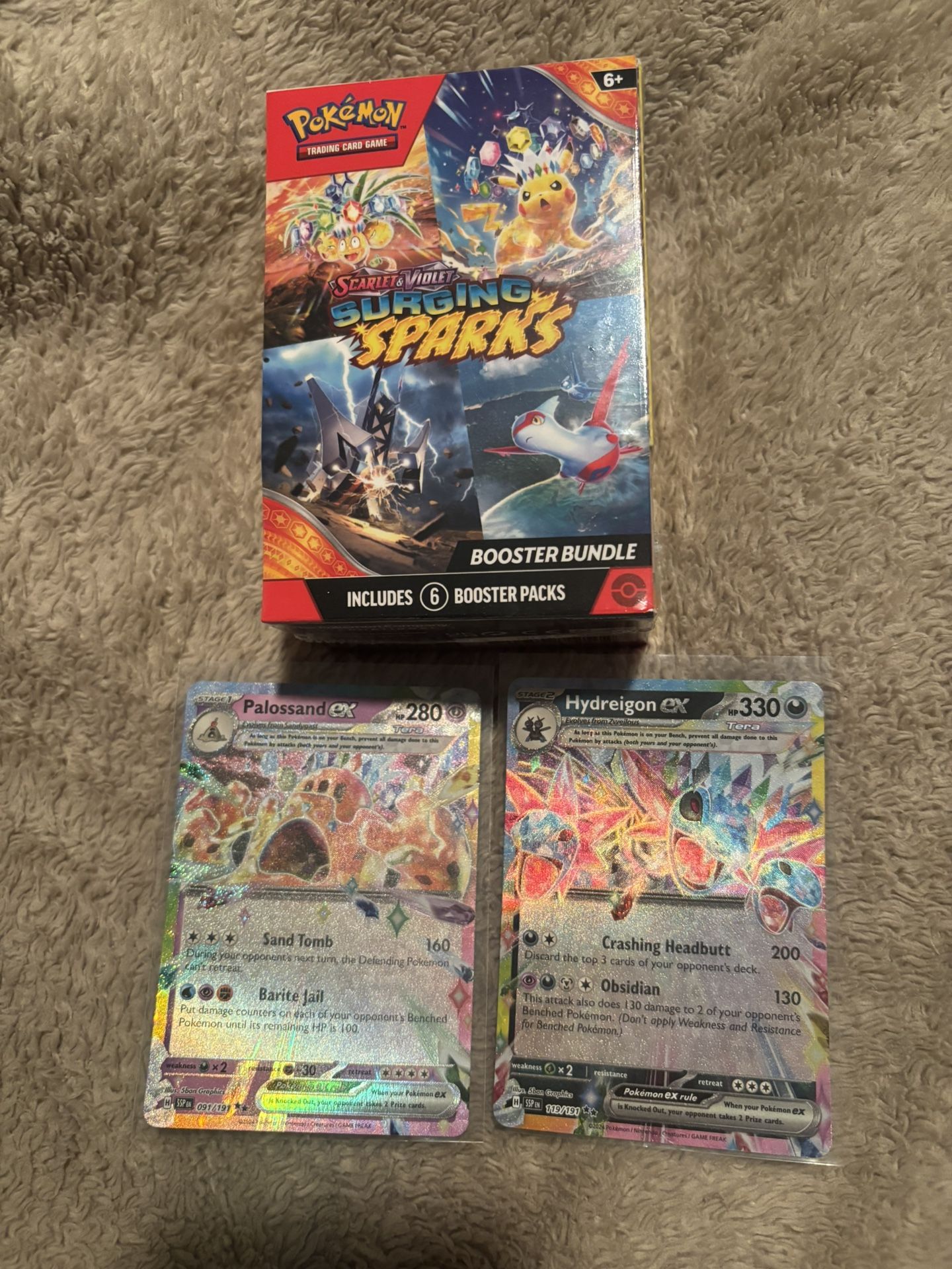 Surging Sparks. Pokemon. sealed