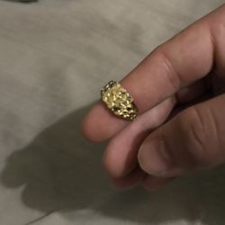 Gold Nugget Ring