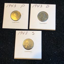 1943 Steel Penny Set