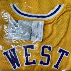 Jerry West Signed Xl Jersey.