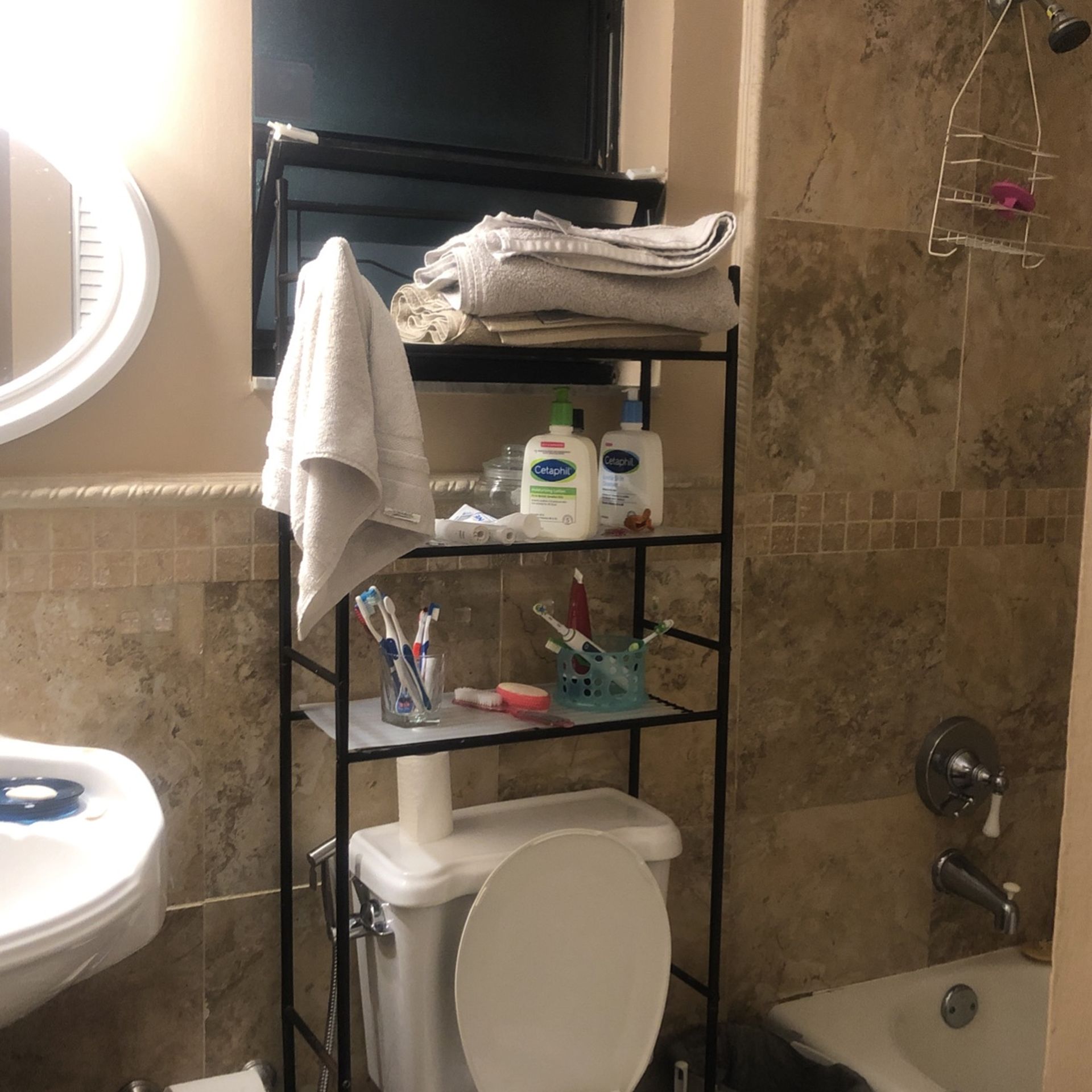 Over The Toilet Metal Rack