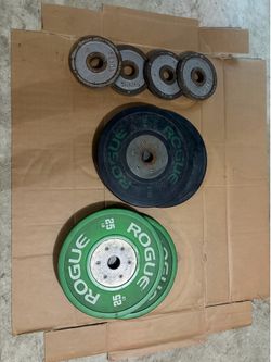 Rogue & Iron Weight Plates – 140 lbs Total