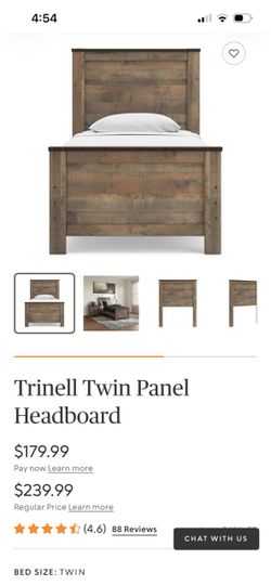 Trinell Twin Panel Headboard