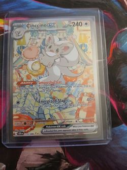 Pokemon Cinccino ex sir
