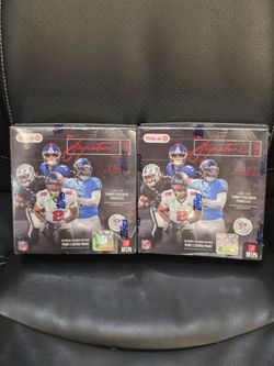 2025 Topps Signature Class NFL Football Mega Box! Brand New Factory Sealed! 2 Box Lot!