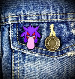 Gengar 1 Inch Enamel Pin 