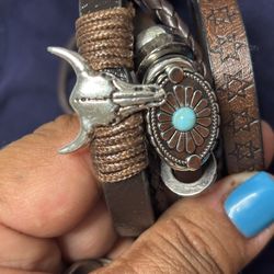 Leather Western Bracelets