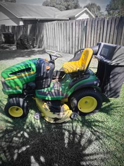 John deere 38 in cut with bagger
