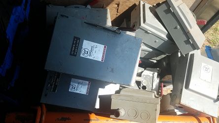 Heavy duty safety switch made by Westinghouse electrical power