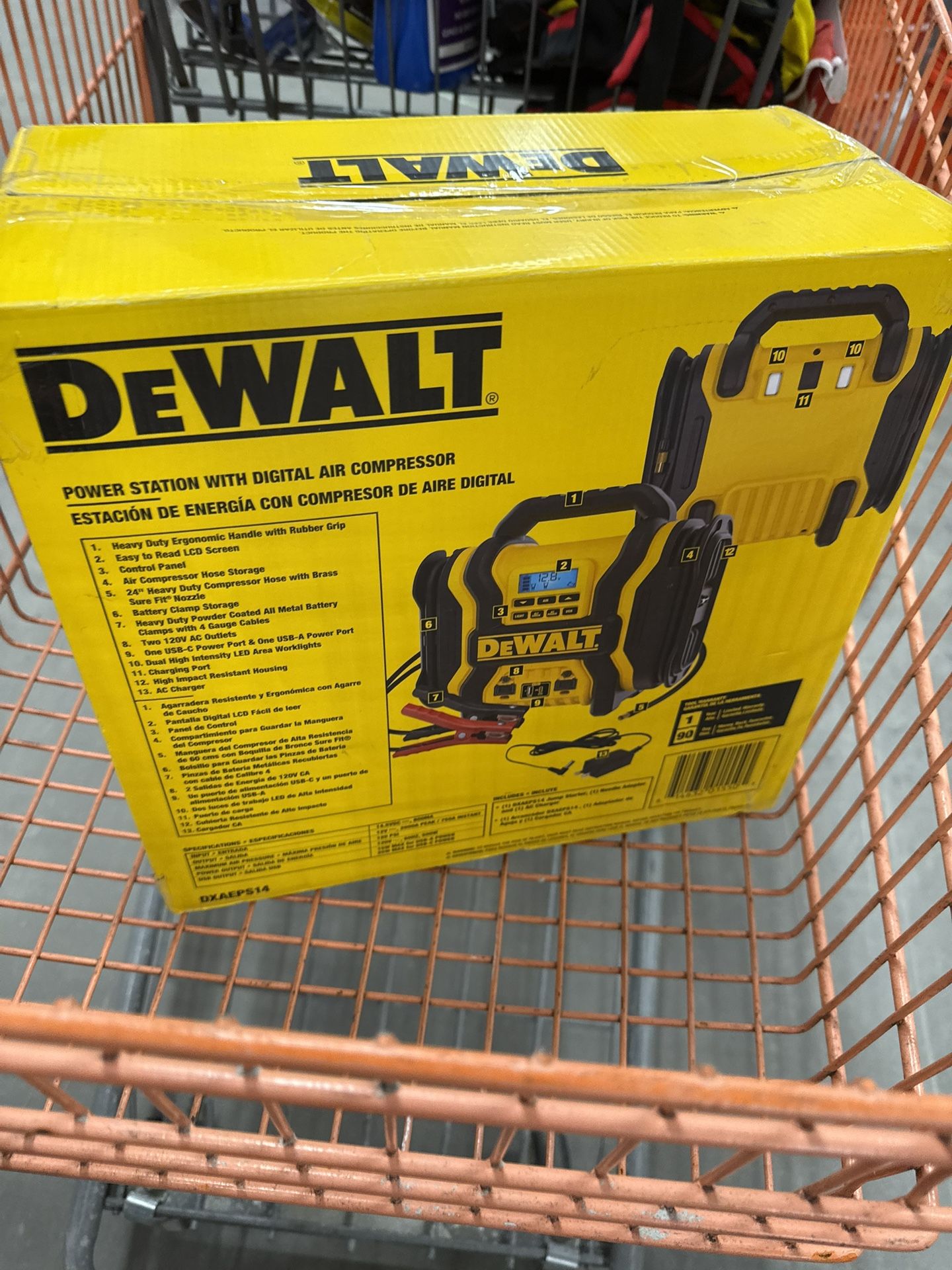 Dewalt Power station with Digital air compressor