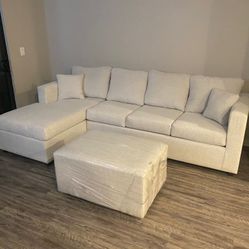 Brand New Sectionals With Free Ottoman 
