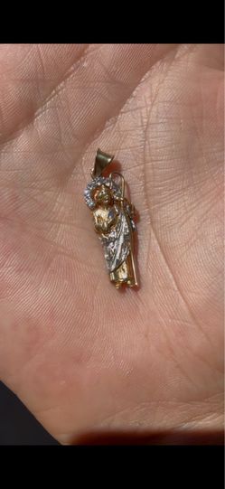 10kt Gold San Judas Pendant