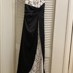 Black And White Elegant Dress