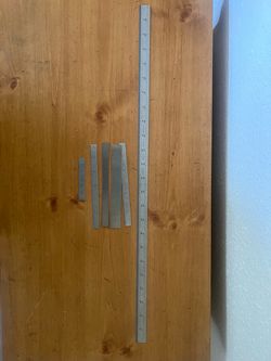 Lot of 6 rulers 24” 6” 3” tools tempered steel