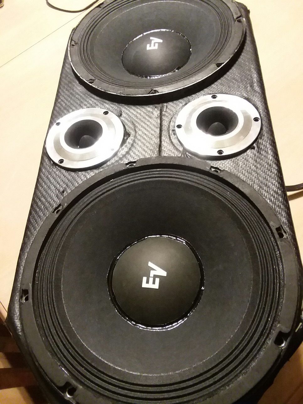 2-10" Ev EvM-10M Pro Line Speakers
