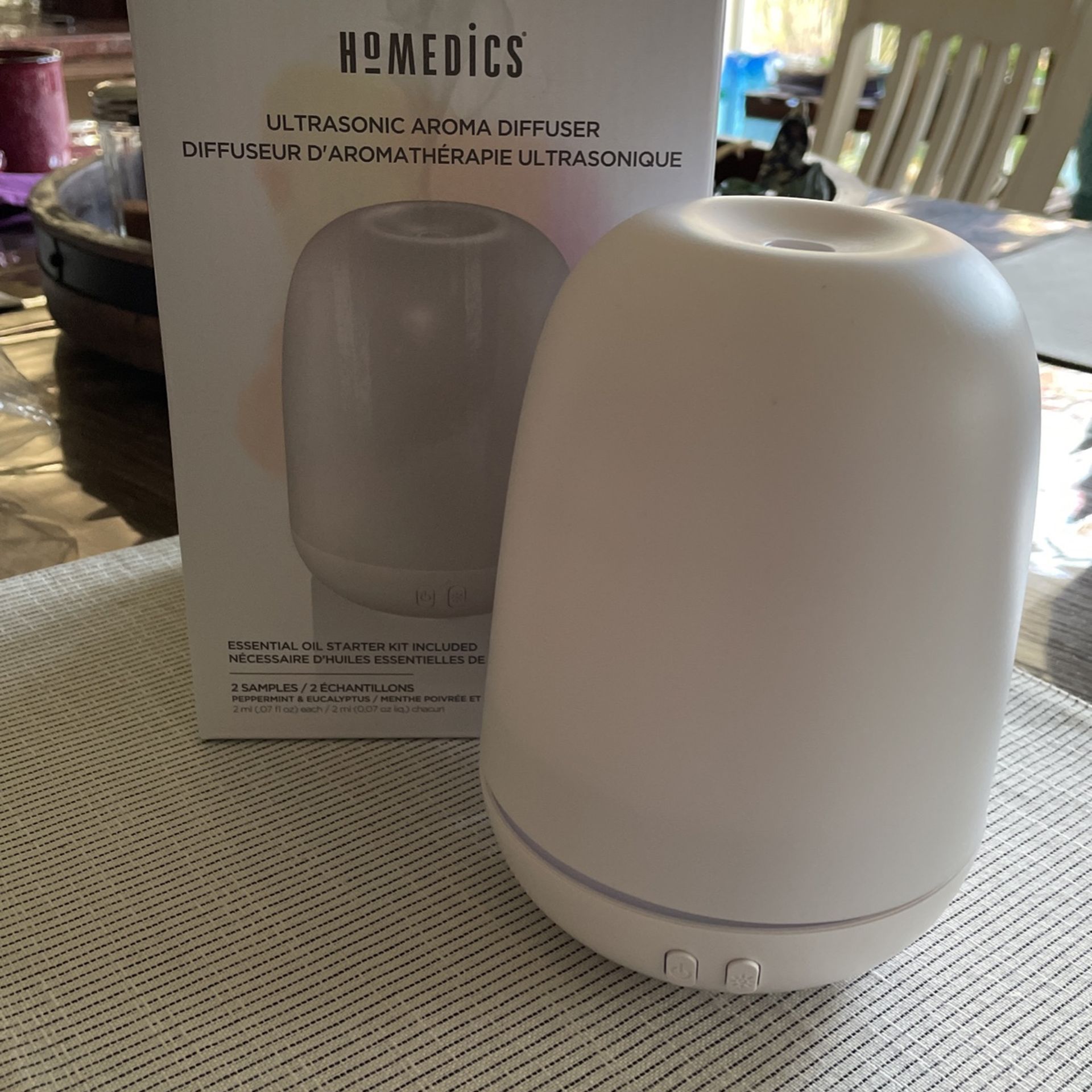 Essential Oil Diffuser Homedics Ultrasonic NEW 