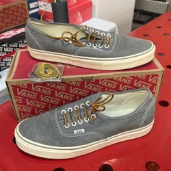 Authentic Brushed Nickel Vans 