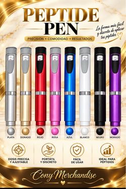 PEPTIDE PEN INJECTION METALLIC COLORS NEW