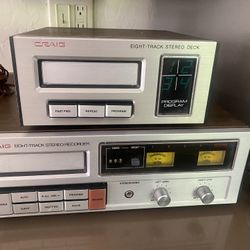 Craig 8 Track Tape Players