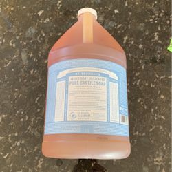 Dr Bronners 18 In 1 Soap ( Made / Organic Oils) 3.8 Liters. 