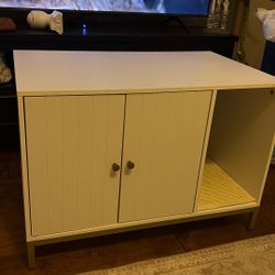 Used Cat Litter Box Enclosure Furniture 