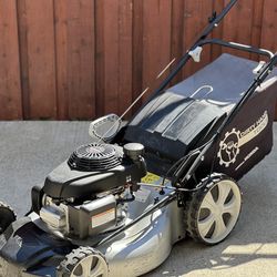 Dirty Hand Tools powered by Honda GCV160 self propelled lawn mower